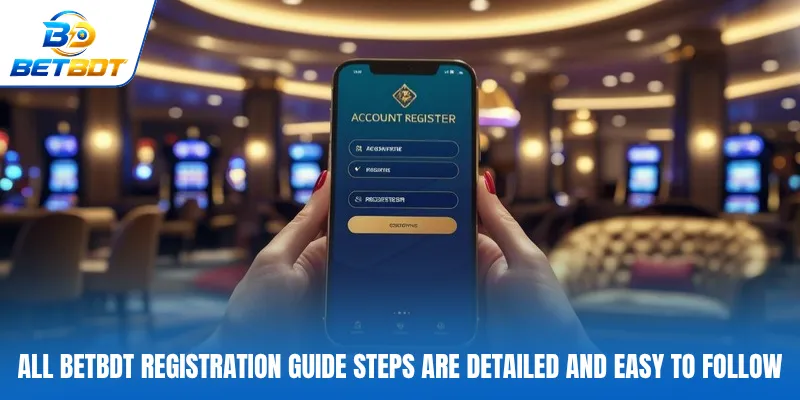 All BETBDT registration guide steps are detailed and easy to follow