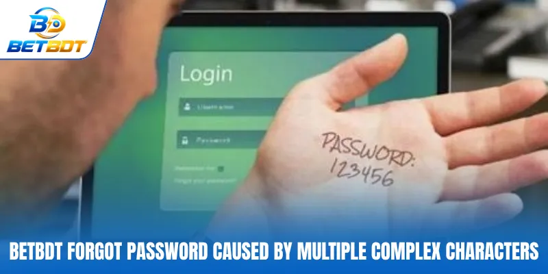 BETBDT forgot password caused by multiple complex characters