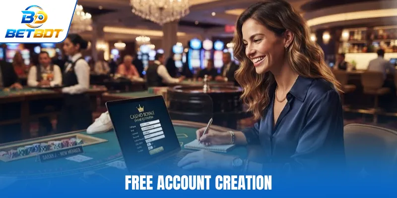 Free account creation