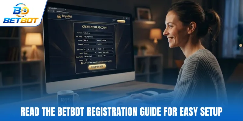Read the BETBDT registration guide for easy setup